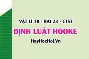 Định luật Húc (HOOKE), Công thức tính định luật Hooke và vận dụng - Vật lí 10 bài 23 CTST